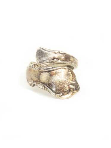 925 Sterling Silver Victorian Spoon Ring