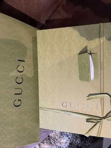 Gucci Womens GG Supreme Logo Joggers XS Brown Silk Side Stripe