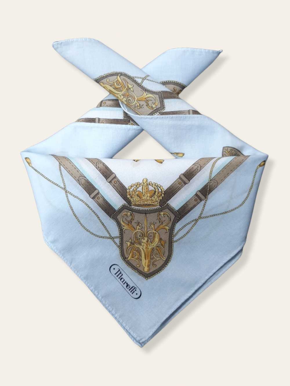 Italian Designers Marelli Handkerchief Pocket Squ… - image 1