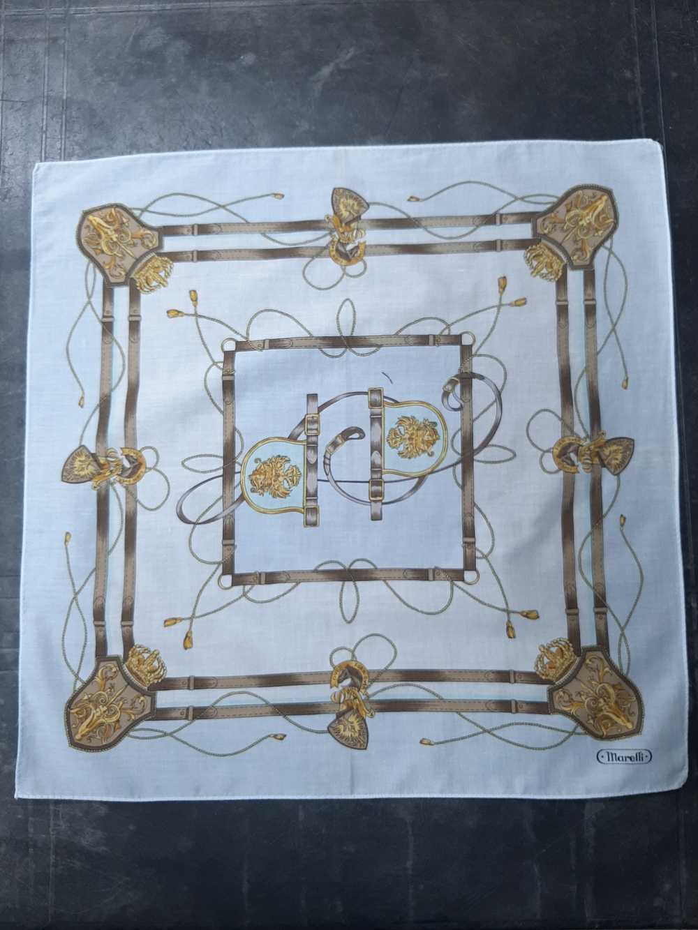 Italian Designers Marelli Handkerchief Pocket Squ… - image 4