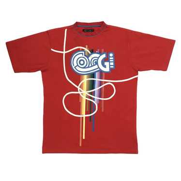 Coogi Coogi Spell Out Big Logo Red Tee Shirt XL - image 1
