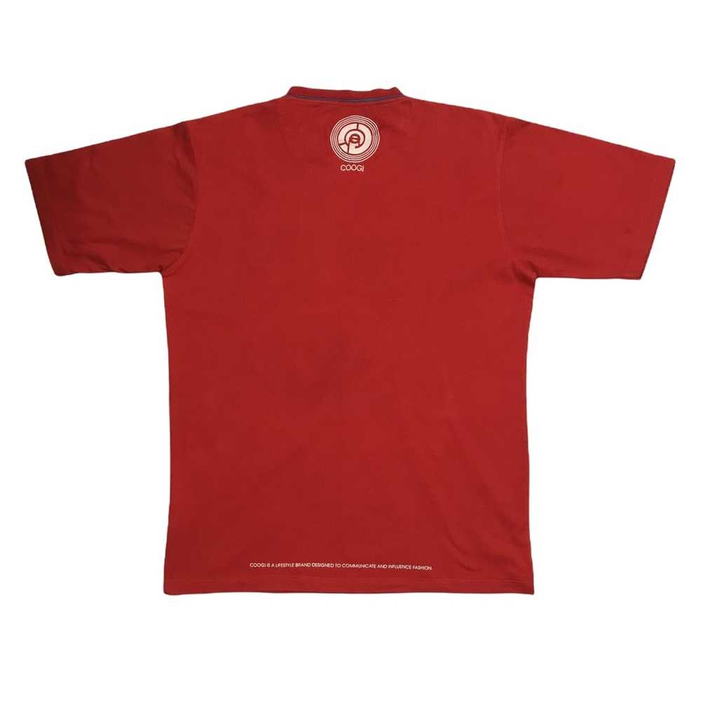 Coogi Coogi Spell Out Big Logo Red Tee Shirt XL - image 3