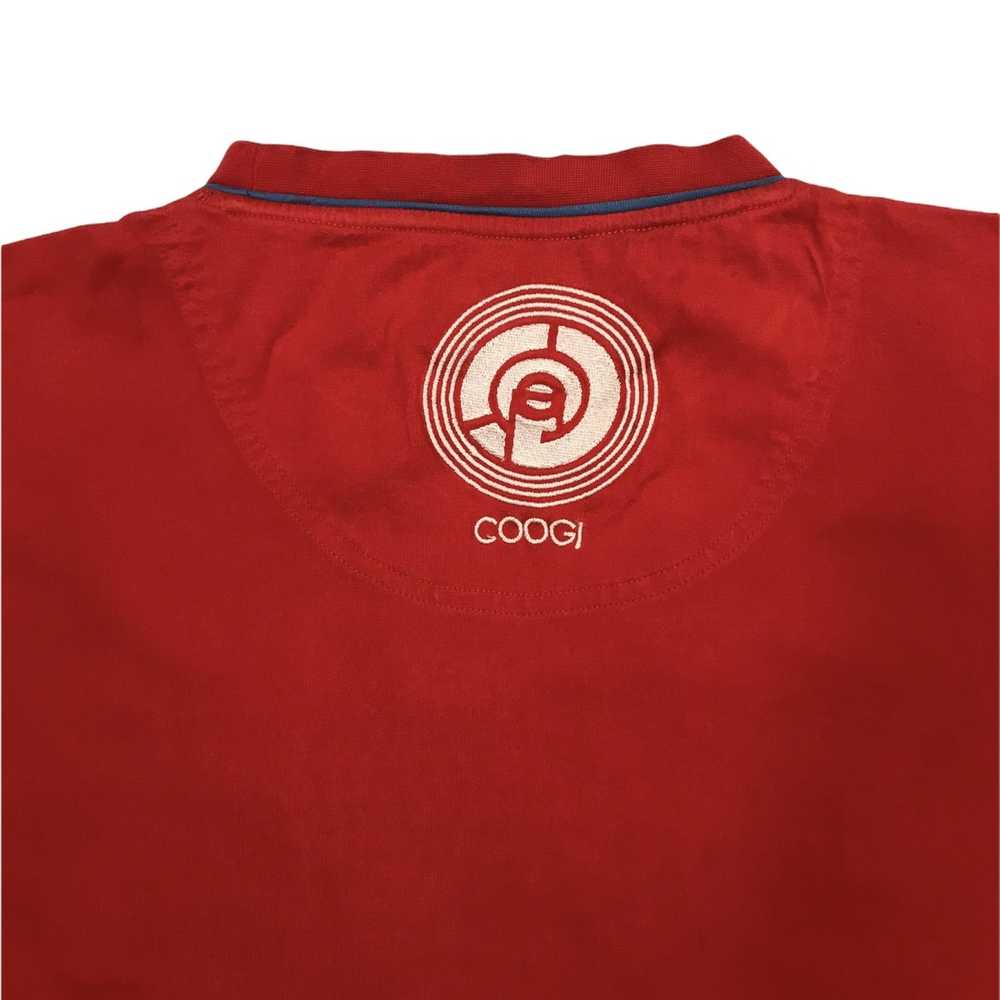 Coogi Coogi Spell Out Big Logo Red Tee Shirt XL - image 4