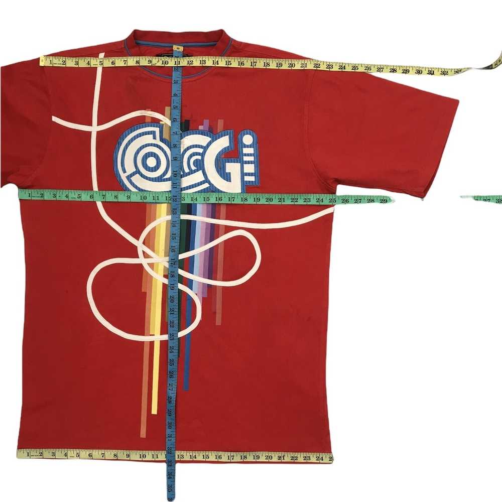 Coogi Coogi Spell Out Big Logo Red Tee Shirt XL - image 8