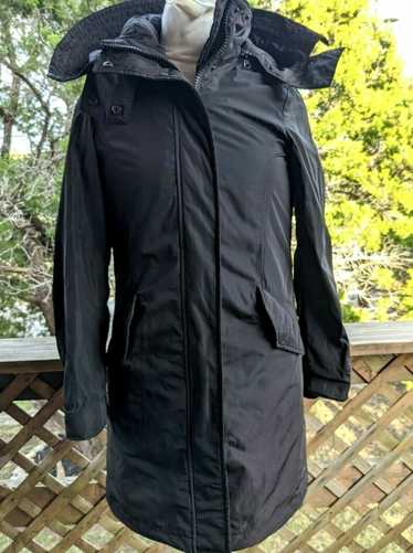 ZARA BASIC Black Size XS Water Repellant Puffer An