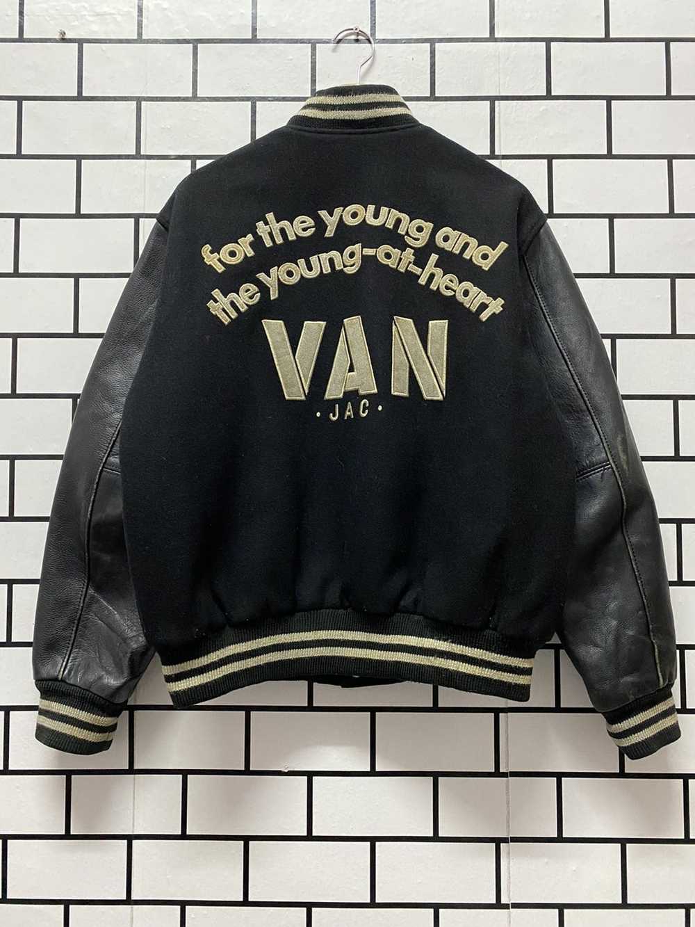 Japanese Brand × Van × Varsity Jacket Vintage Van… - image 1