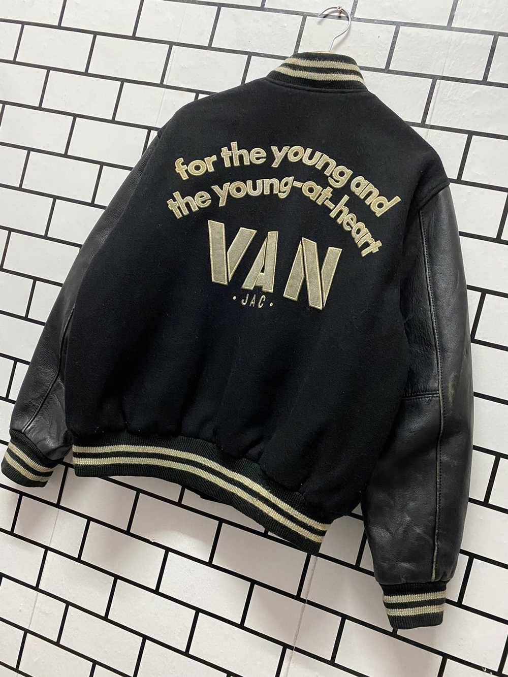 Japanese Brand × Van × Varsity Jacket Vintage Van… - image 2