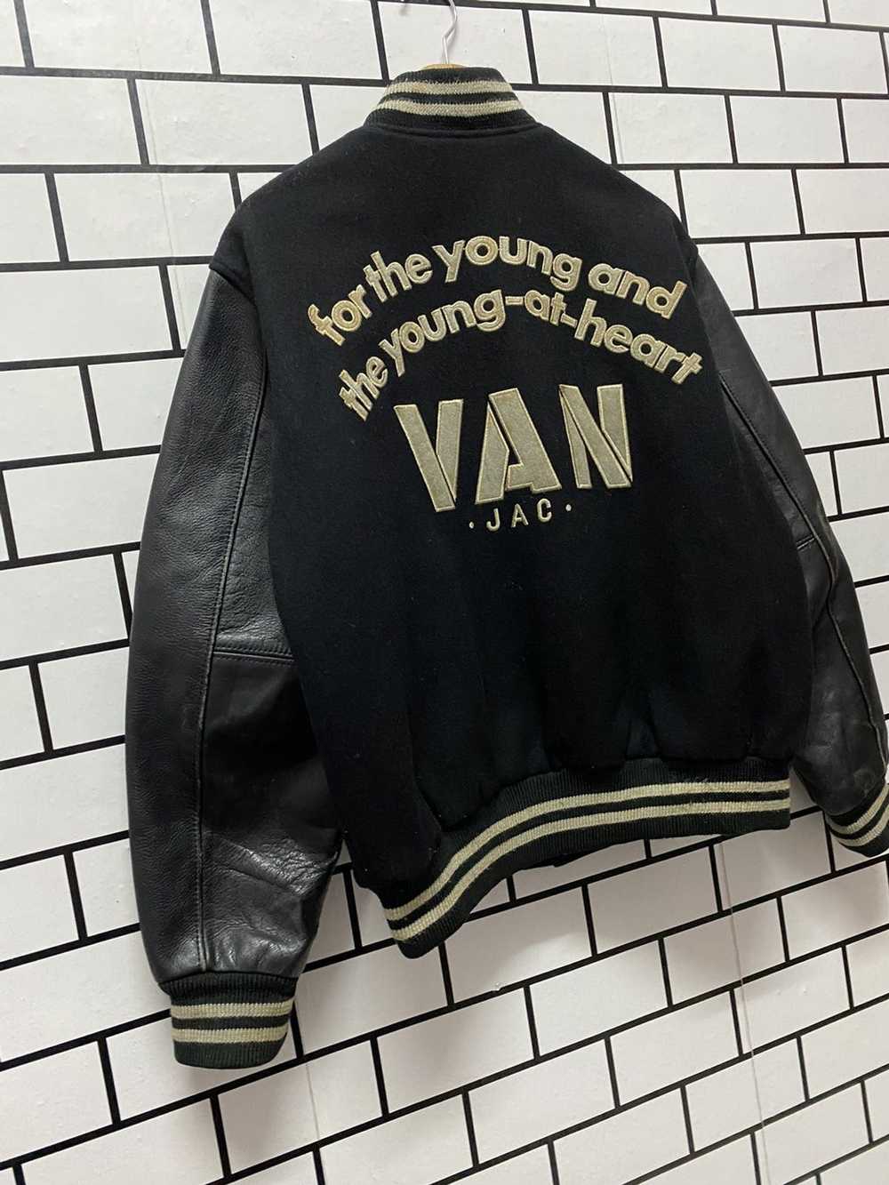 Japanese Brand × Van × Varsity Jacket Vintage Van… - image 3