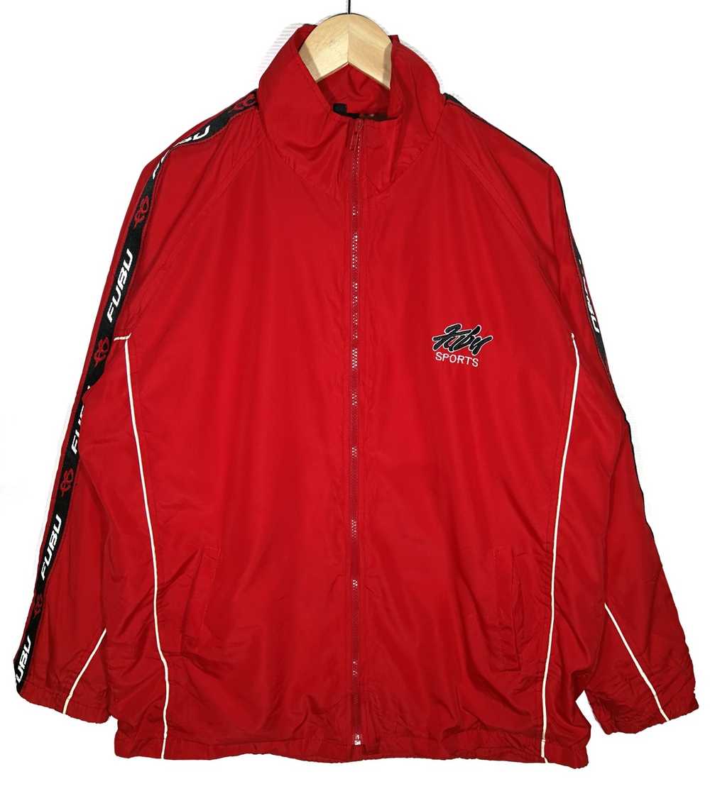 Fubu × Vintage Fubu sports Sidetape Embroidered Big L… - Gem