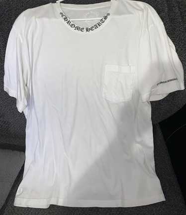 Tシャツ・カットソー Chrome Hearts CH Baseball Shirt Chrome Hearts Horseshoe Baseball Shirt White/Black Men's - US