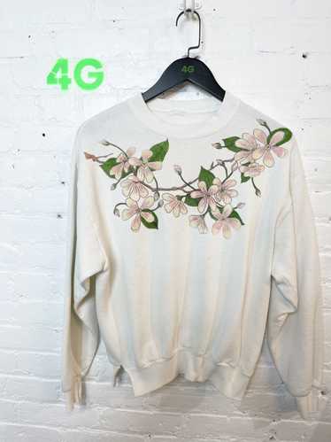 Vintage Vintage 90s Floral Super Soft White Sweate
