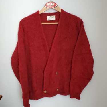 60s fuzzy mohair cardigan - Gem