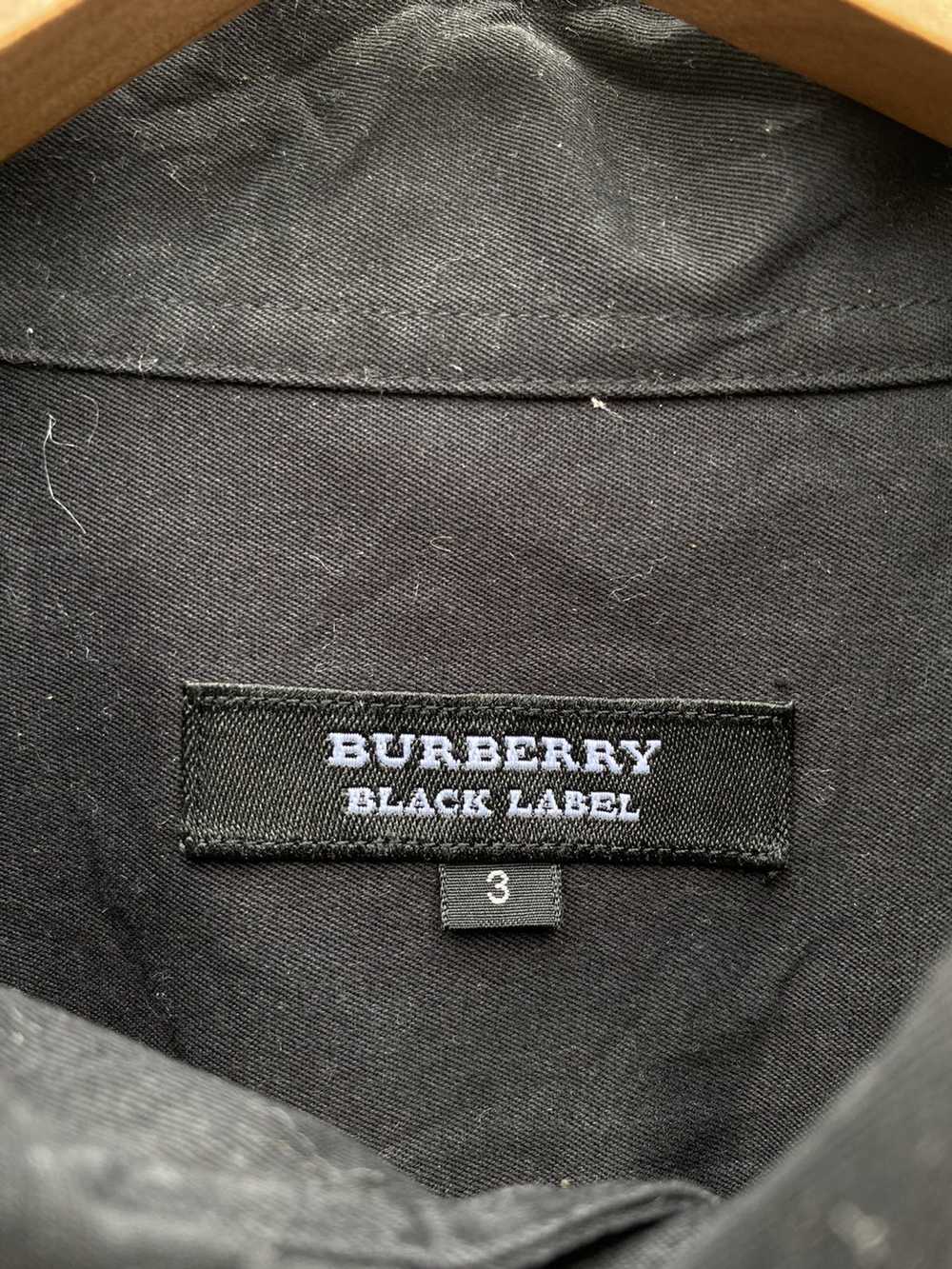 Burberry × Luxury BURBERRY BLACK LABEL ALL BLACK … - image 4