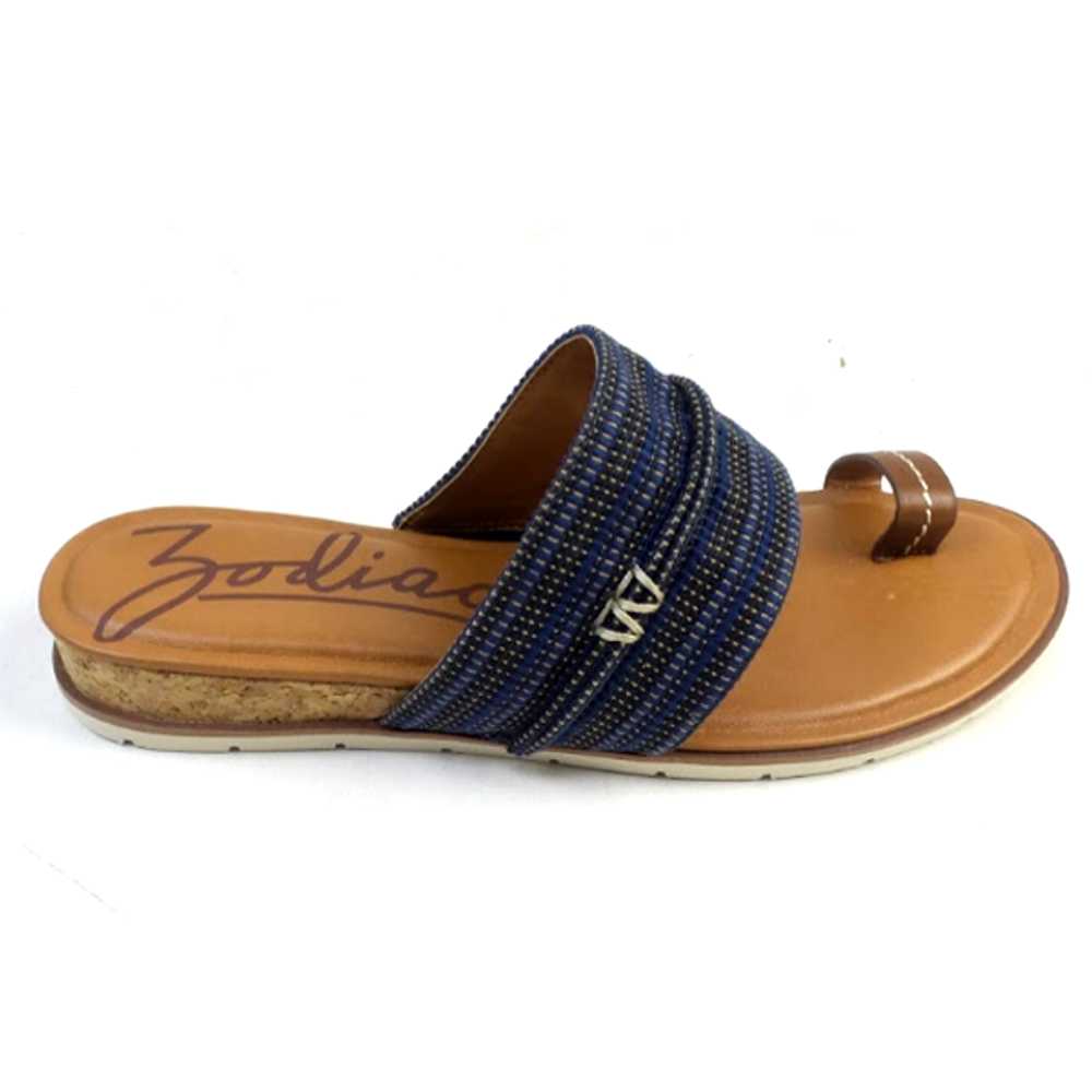 Zodiac Toe Loop Sandals Adelanto Blue Multi - image 2