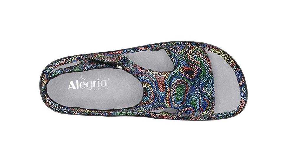 Alegria Leather Embossed Sandals Viki Rainbow Cyc… - image 2