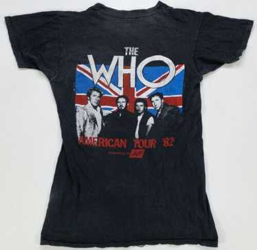 【vintageバンドT】THE WHO FAREWELL TOUR '82 Vintage T-Shirt: The Who Farewell Tour Concert 1982 - Great