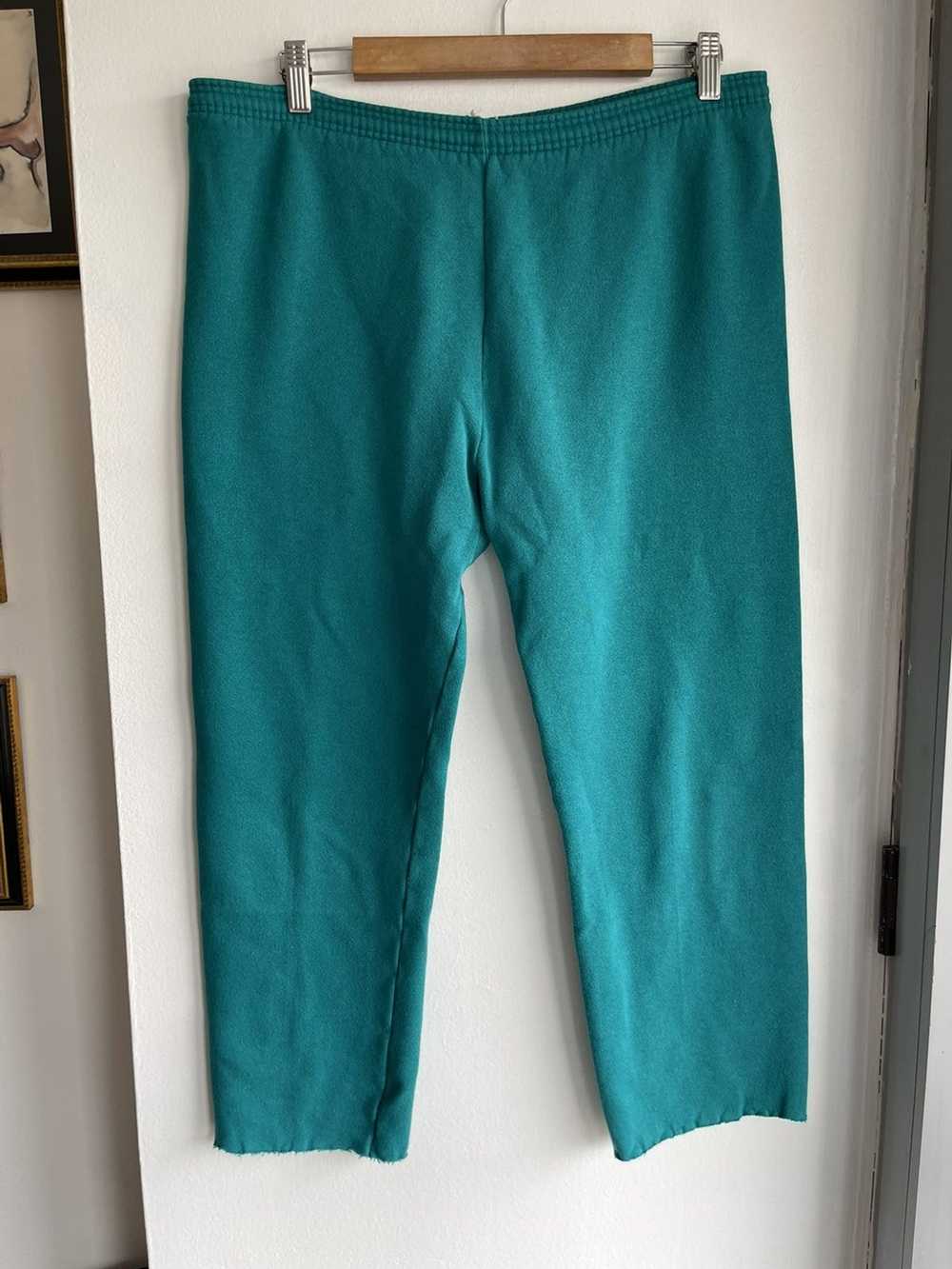Vintage Vintage Turquoise Sweatpants SOFT & LIGHT - image 1