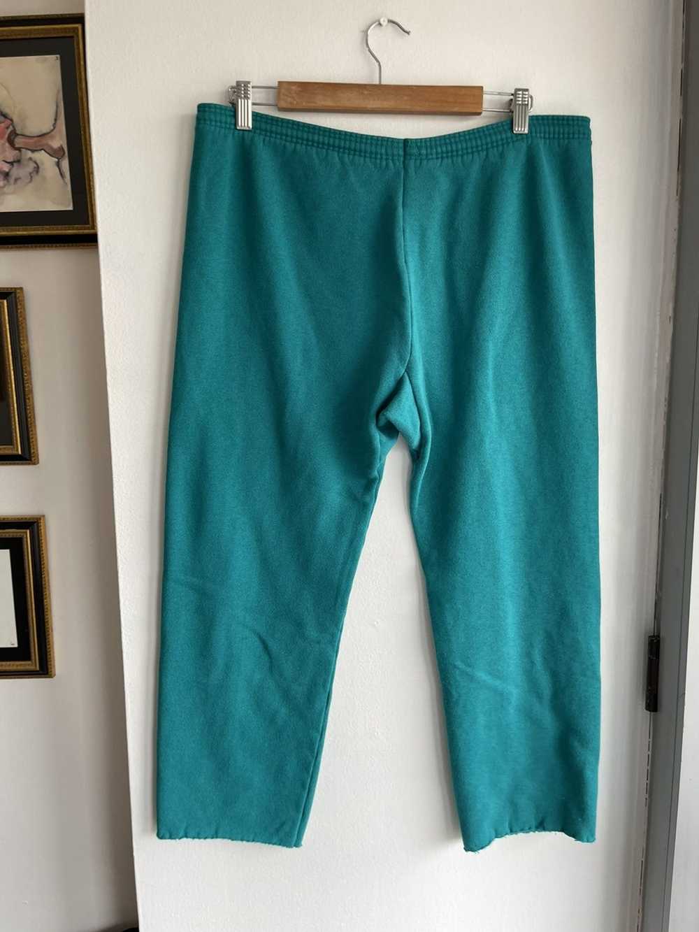 Vintage Vintage Turquoise Sweatpants SOFT & LIGHT - image 6