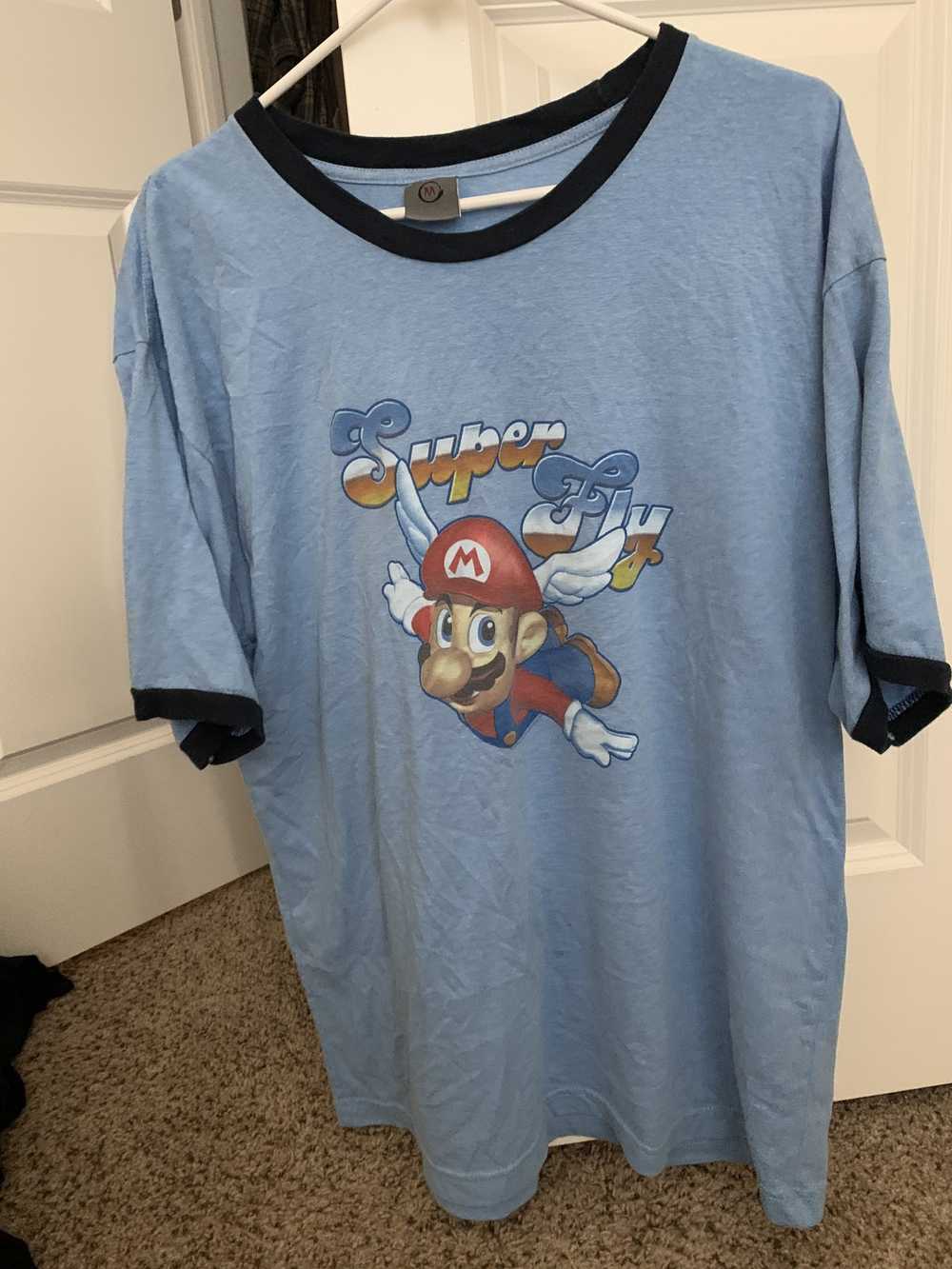 Nintendo × Vintage Vintage Super Mario Ringer Tee - image 1