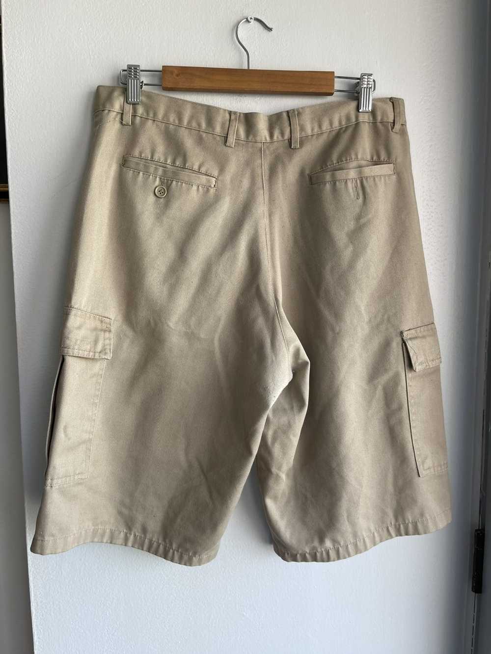 Vintage VINTAGE 90s Skate Cargo Tan Shorts Dope! - image 7