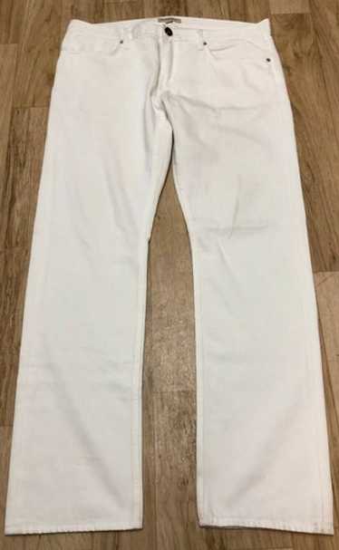 22SS 国内正規 BURBERRY ホワイトデニム スラックス W32 Mens burberry white jeans - Gem