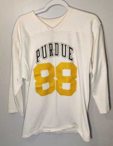 VTG 70s Russell Athletic Purdue 88 college game w… - image 1