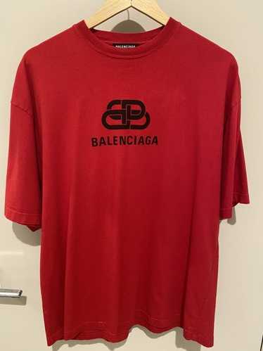 Tシャツ・カットソー BALENCIAGA SS25 OVERSIZED T-SHIRT (811688TRVU6 9081) Balenciaga Optical white oversized T-shirt | TheDoubleF