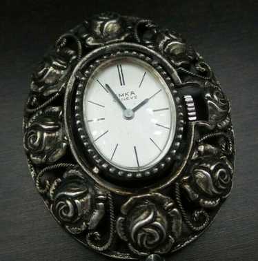 時計 circa 1970s silver 835 watch swiss made 835 silver vintage mechanical - Gem
