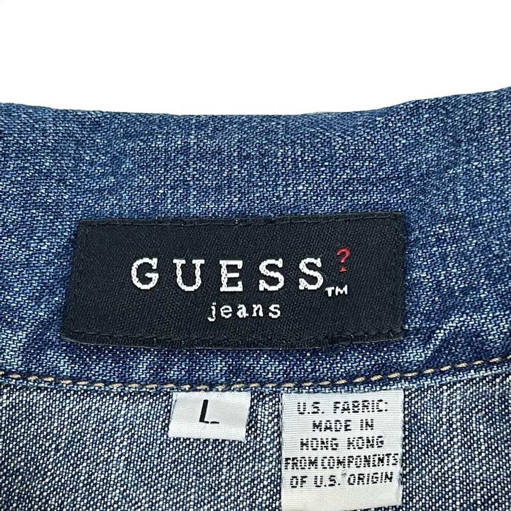 Guess × Vintage Rare Vintage Guess Jeans USA Deni… - image 11