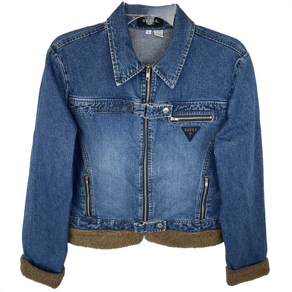 人気買蔵 80s〜90s guess jeans stripe denim jacket | veracepizza.com.br