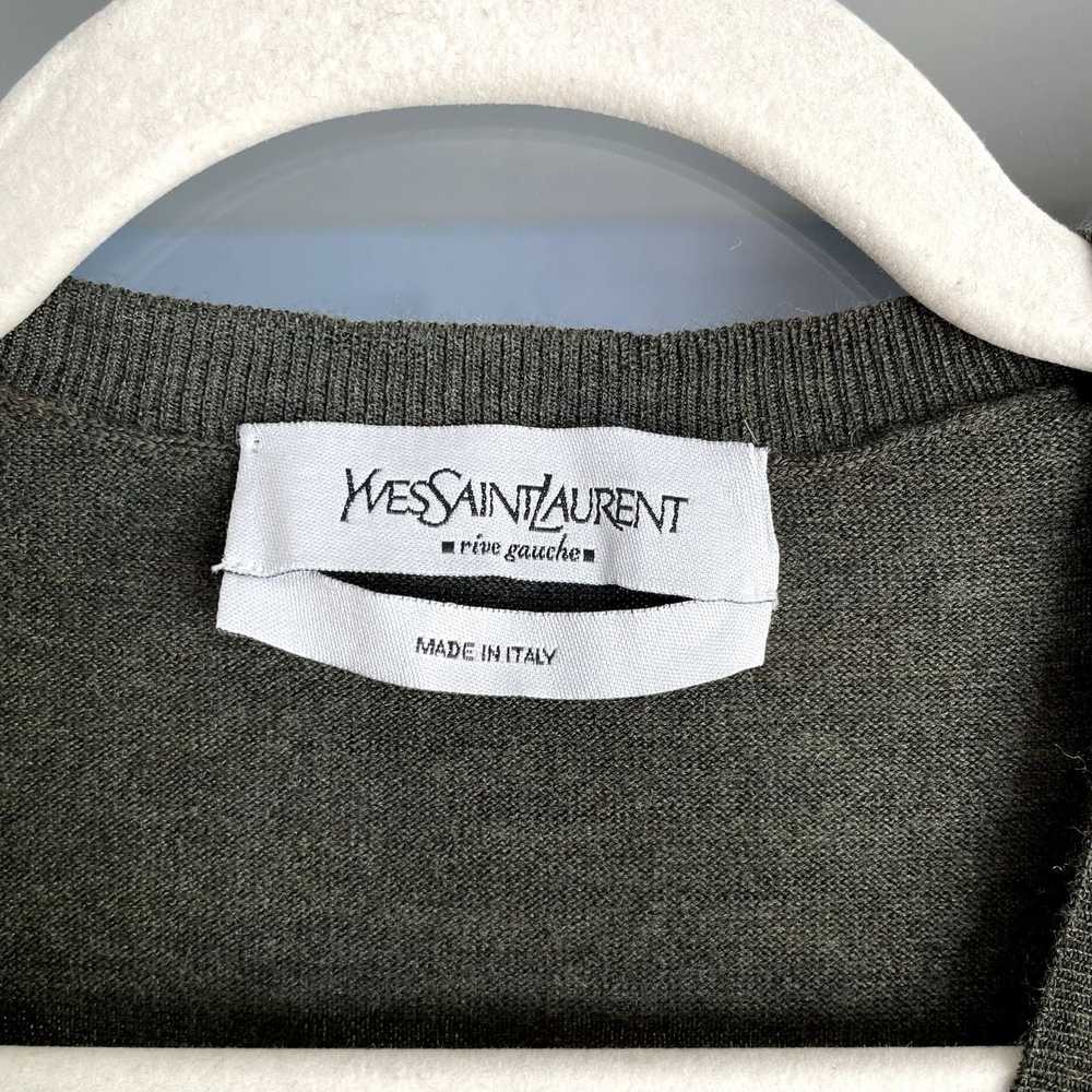 Yves Saint Laurent Yves Saint Laurent Green Wool … - image 6