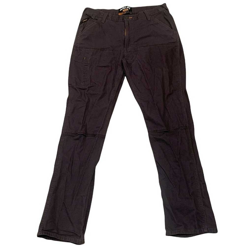 Ariat Ariat Rebar M4 Black Jeans Straight Work Pa… - image 1