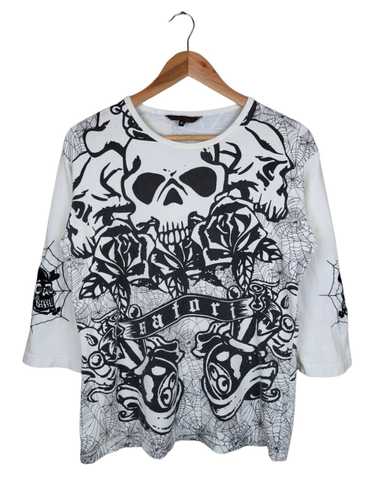 Japanese Brand × Skulls Satori Skeleton overprint… - image 1