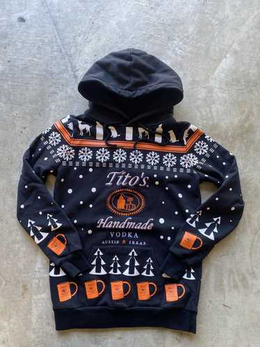 Vintage All over print Tito’s Vodka Hoodie