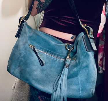 Small blue coach shoulder - Gem