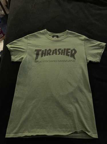Streetwear × Thrasher × Vintage Thrasher olive t s