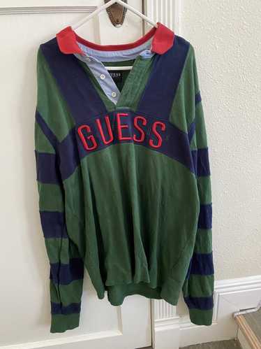 Guess Guess Rugby style Long Sleeve Polo - image 1