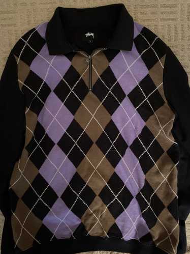 【SUPREME】24AW Brushed Argyle ZipUp Knit SUPREME】24AW Brushed Argyle ZipUp Knit