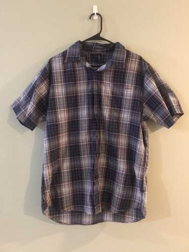 Rvca Rvca button down shirt blue plaid