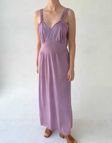 Hand Dyed Mauve Dress