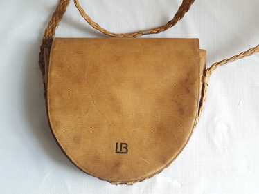 Laura Biagiotti Vintage Leather Saddle Bag - image 1