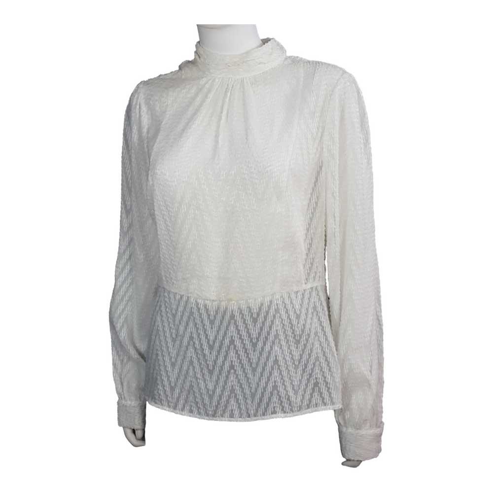 Karen Millen Jacquard Blouse size 12 - image 4