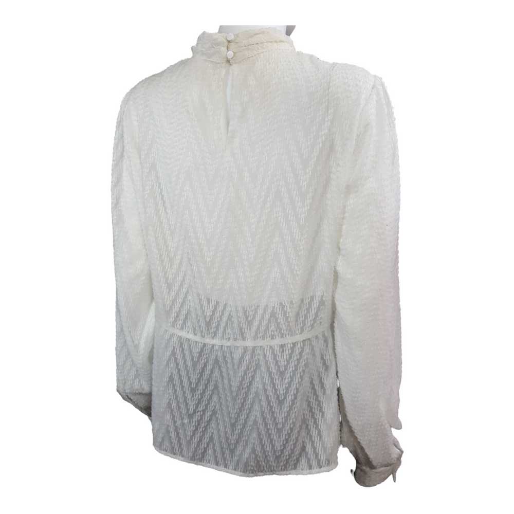 Karen Millen Jacquard Blouse size 12 - image 7