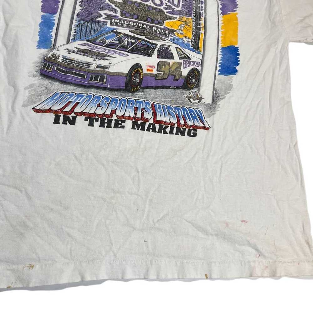 NASCAR × Vintage 90s NASCAR Brickyard 400 Tee - image 3