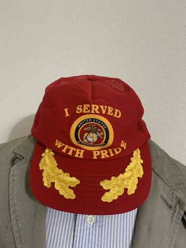 Marine × Trucker Hat × Vintage I served w/ Pride U