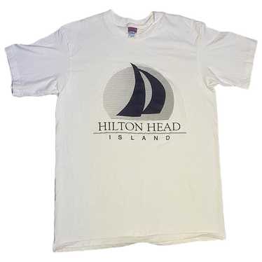 Vintage Vintage 90s Hilton Head island tshirt mad… - image 1
