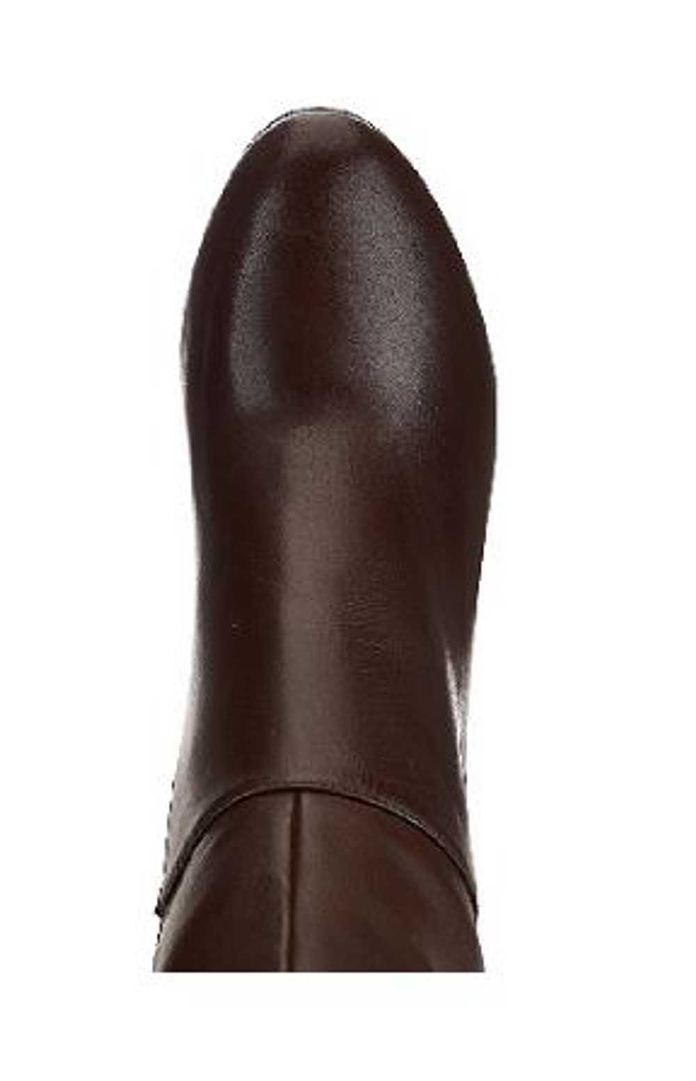 H by Halston Leather Tall Shaft Heeled Boots Beve… - image 4