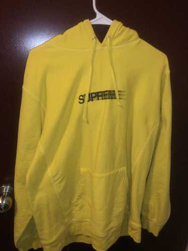 Supreme Supreme Motion Logo Hoodie Yellow XL SS20