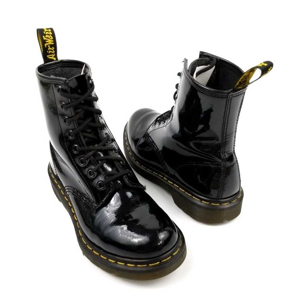 Dr. Martens Dr. Martens Black Patent Leather Lace… - image 7