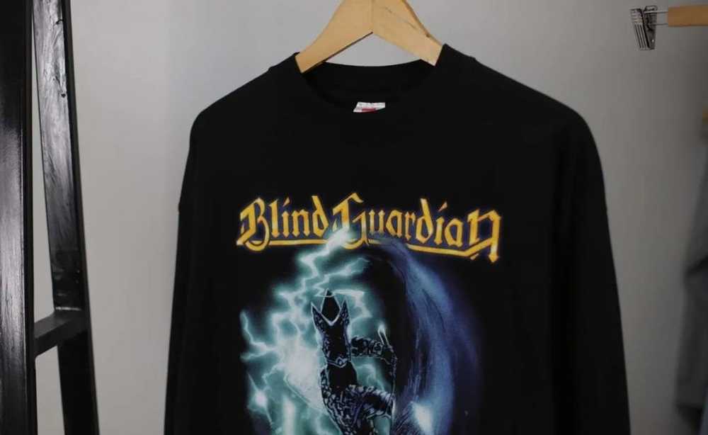 Hanes × Rock T Shirt × Vintage Blind Guardian 199… - image 6